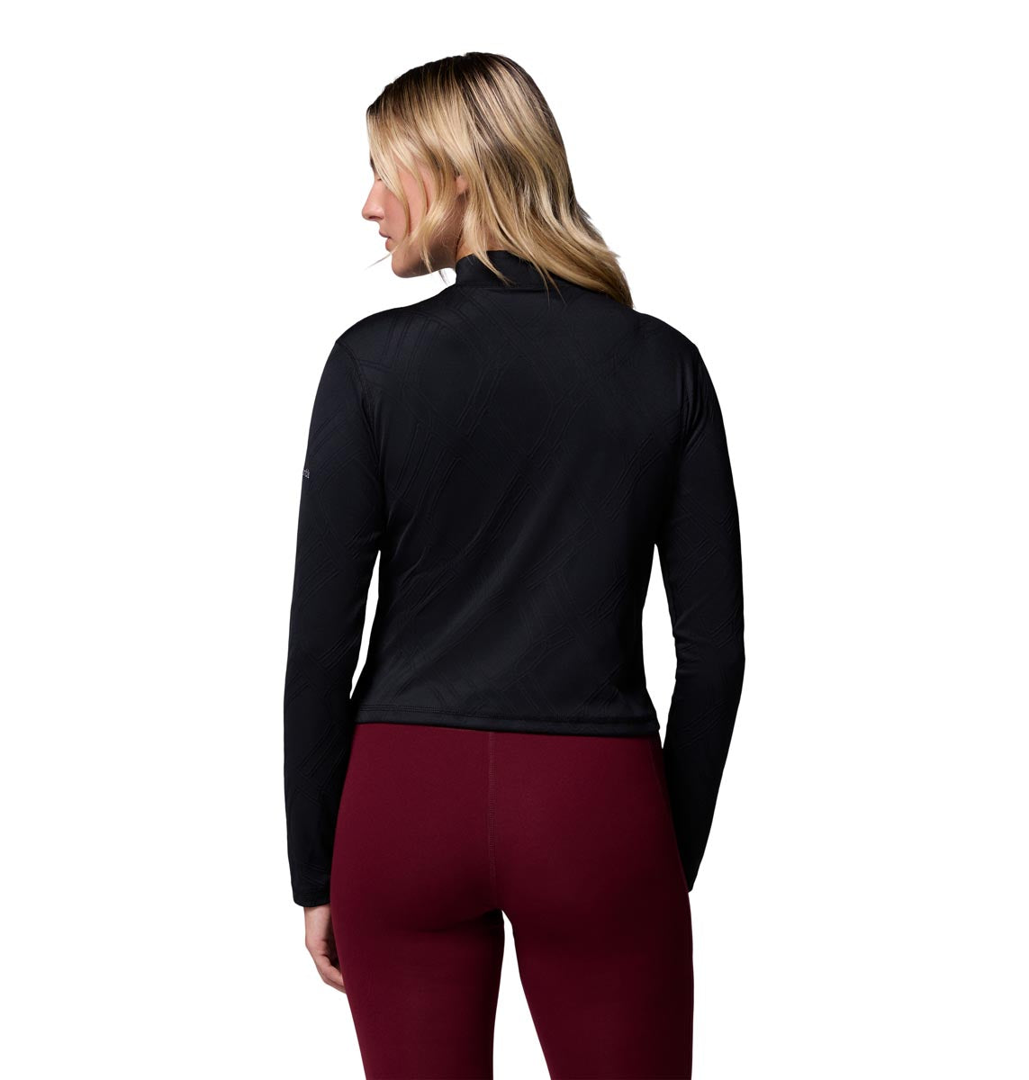 Remera Granite Point Ls Tur Omni-Wick Negro