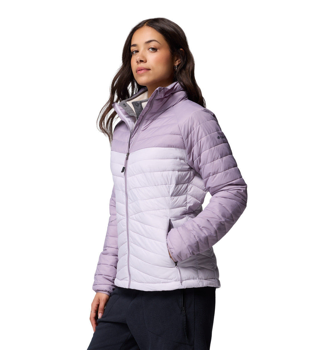 Campera Powder Pass Jacket Omni-Shield Lila