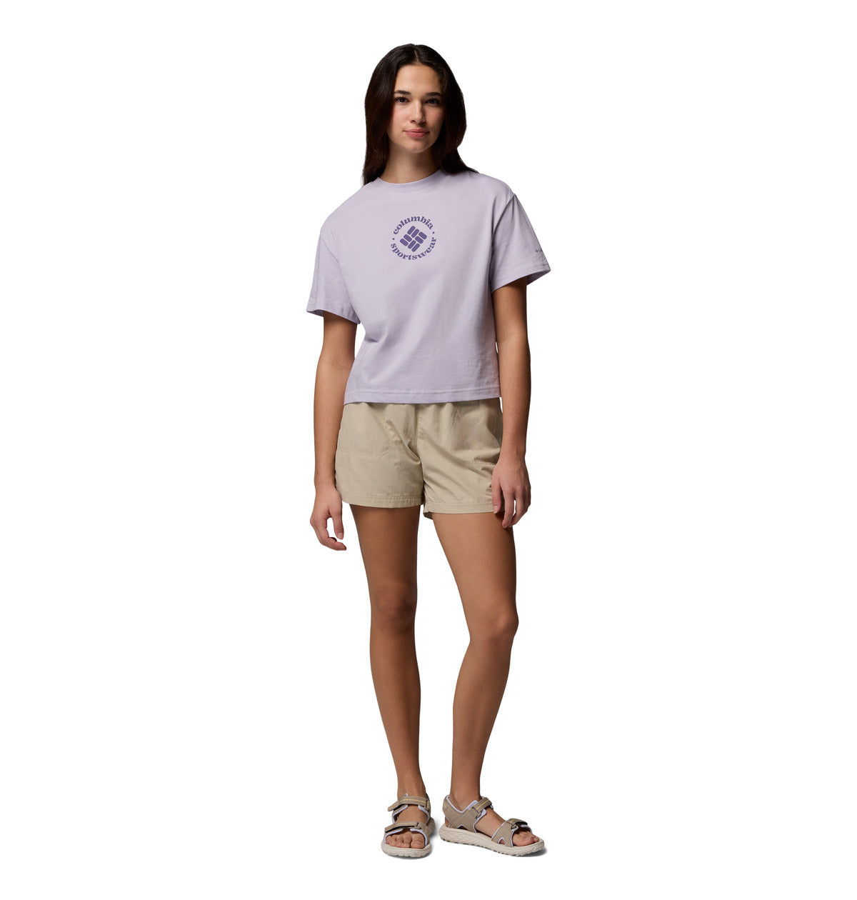 Remera Rolling Bend Graphic  Lila