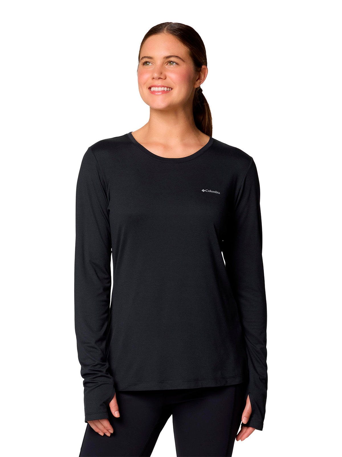 Remera Manga Larga Sloan Ridge Ls Shirt Omni-Wick Negro