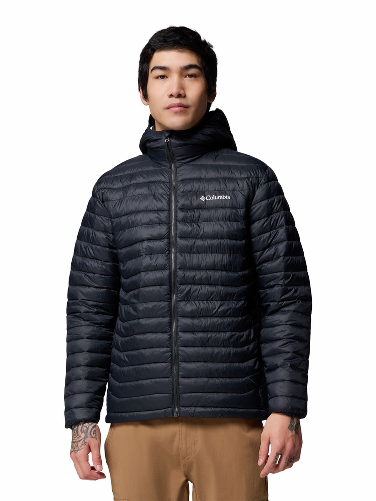 Campera Powder Pass Hooded Omni-Shield Negro