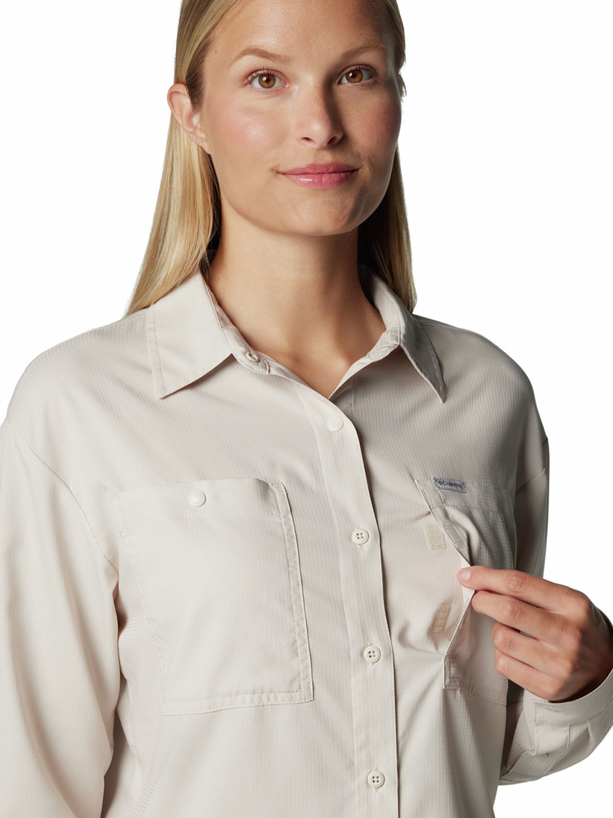 Camisa Silver Ridge Utility Omni-Shade Gris