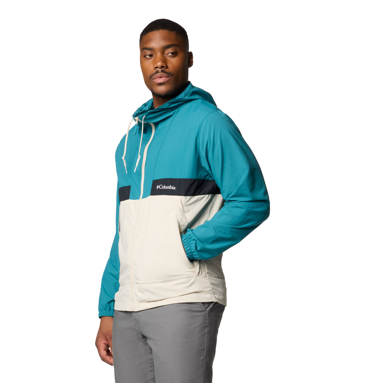 Cortaviento Spire Valley Hooded Omni-Shade Azul