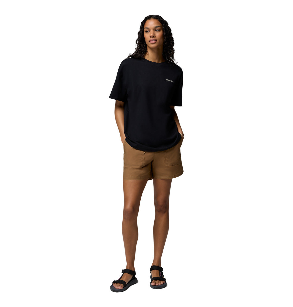 Remera Rolling Bend Graphic  Negro