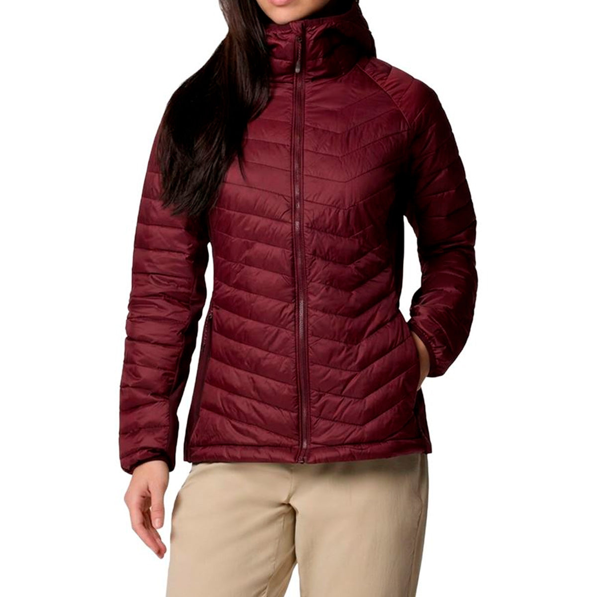 Chaqueta Powder Pass Ii Hybri Omni-Shield Bordó