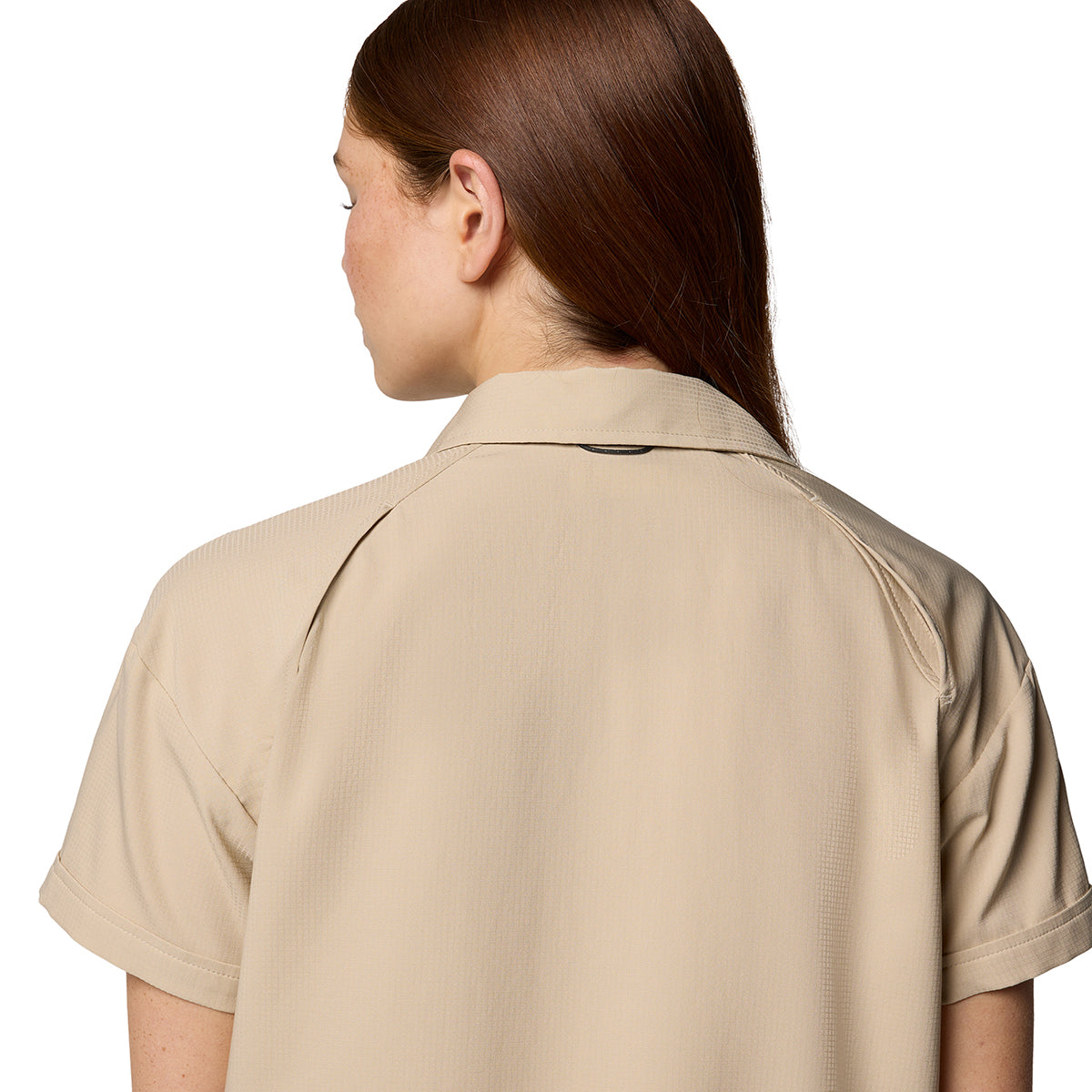 Camisa Manga Corta Silver Ridge Utili Omni-Shade Beige