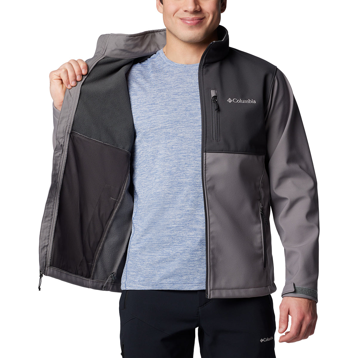 Chaqueta Ascender Soft Shell Omni-Shield Gris