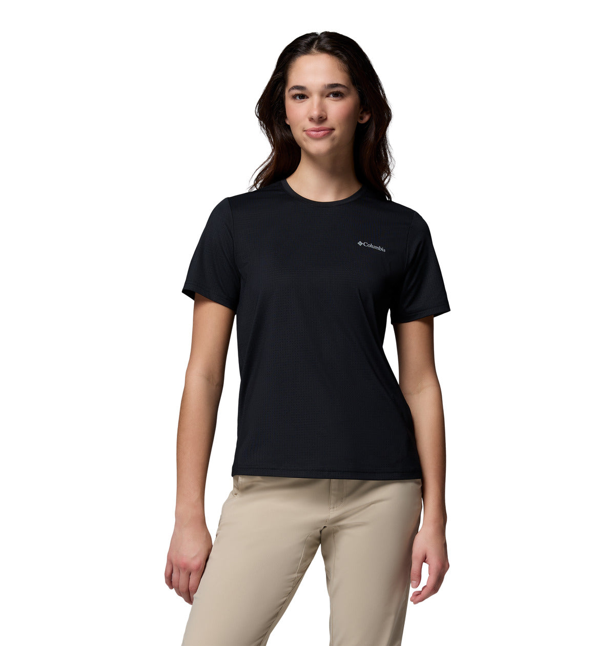 Remera Wild Springs Ss Omni-Freeze Negro
