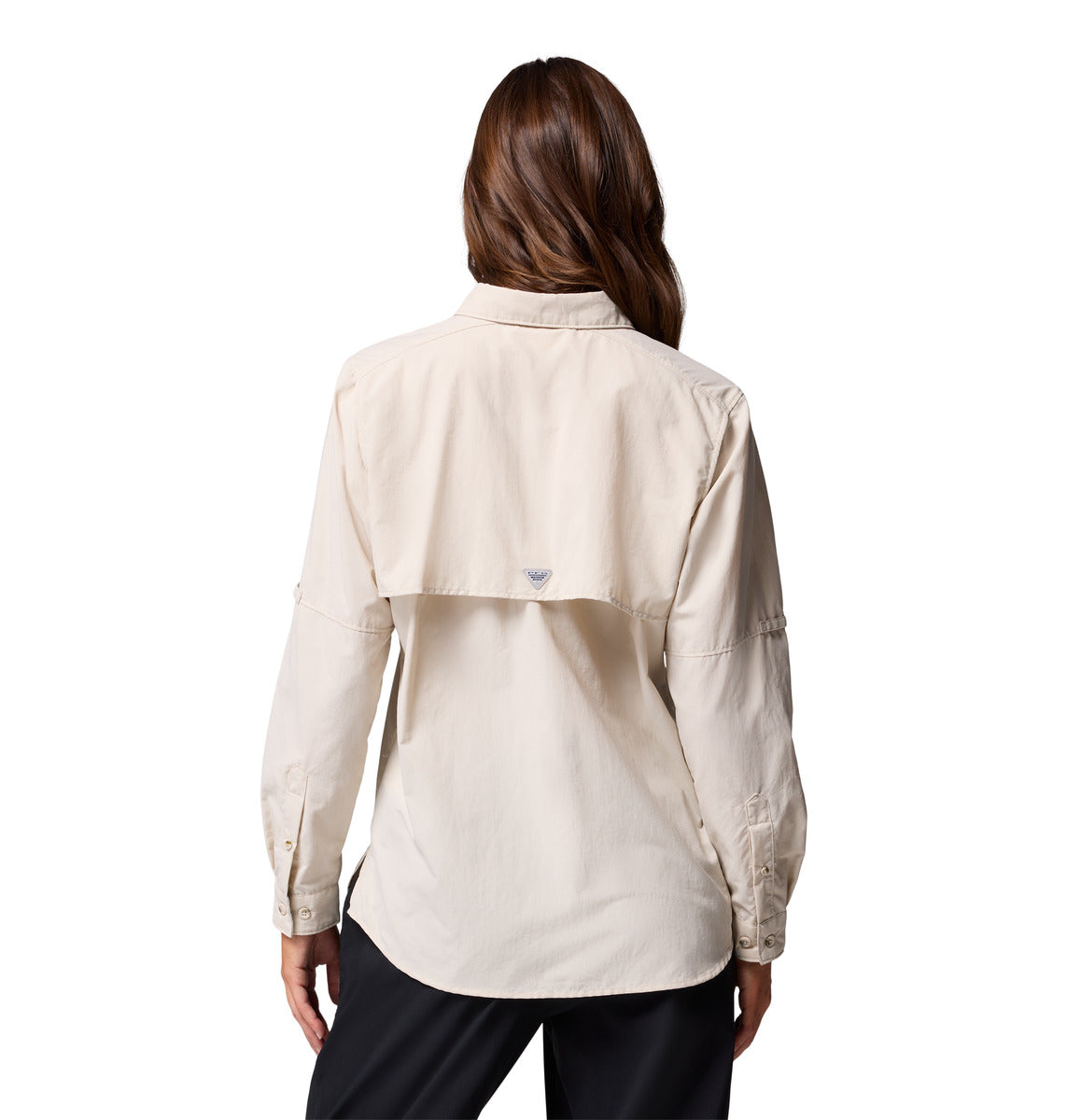Camisa Manga Larga Womens Bahama Ii Ls Omni-Shade Gris