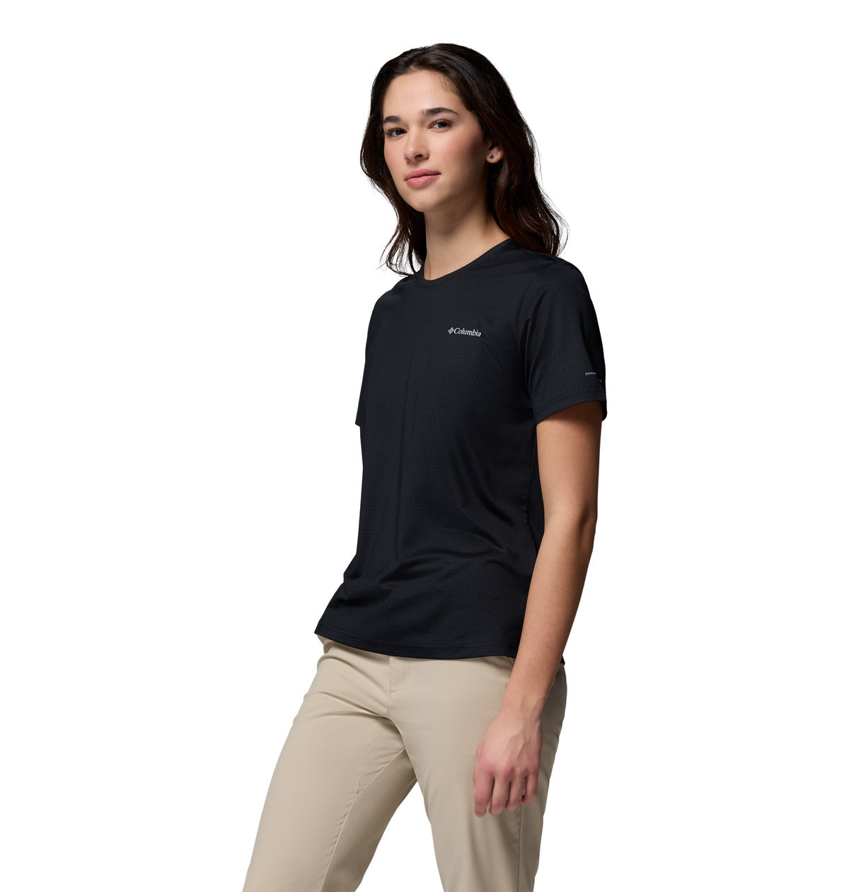 Remera Wild Springs Ss Omni-Freeze Negro
