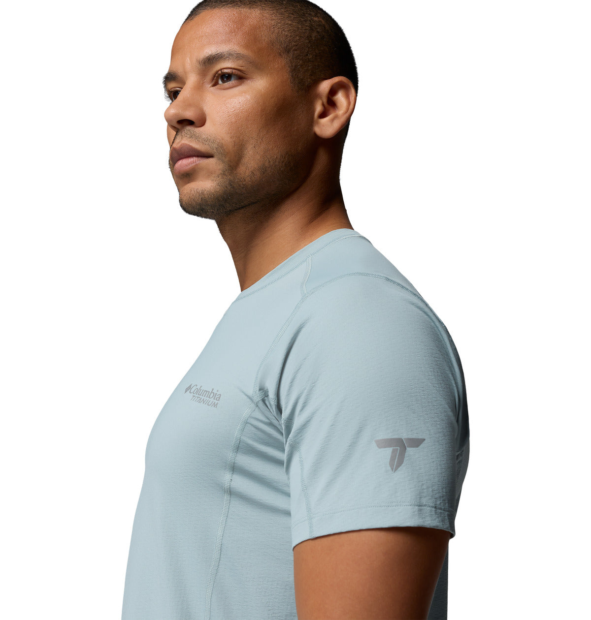 Remera Diamond Peak Short Omni-Freeze Azul