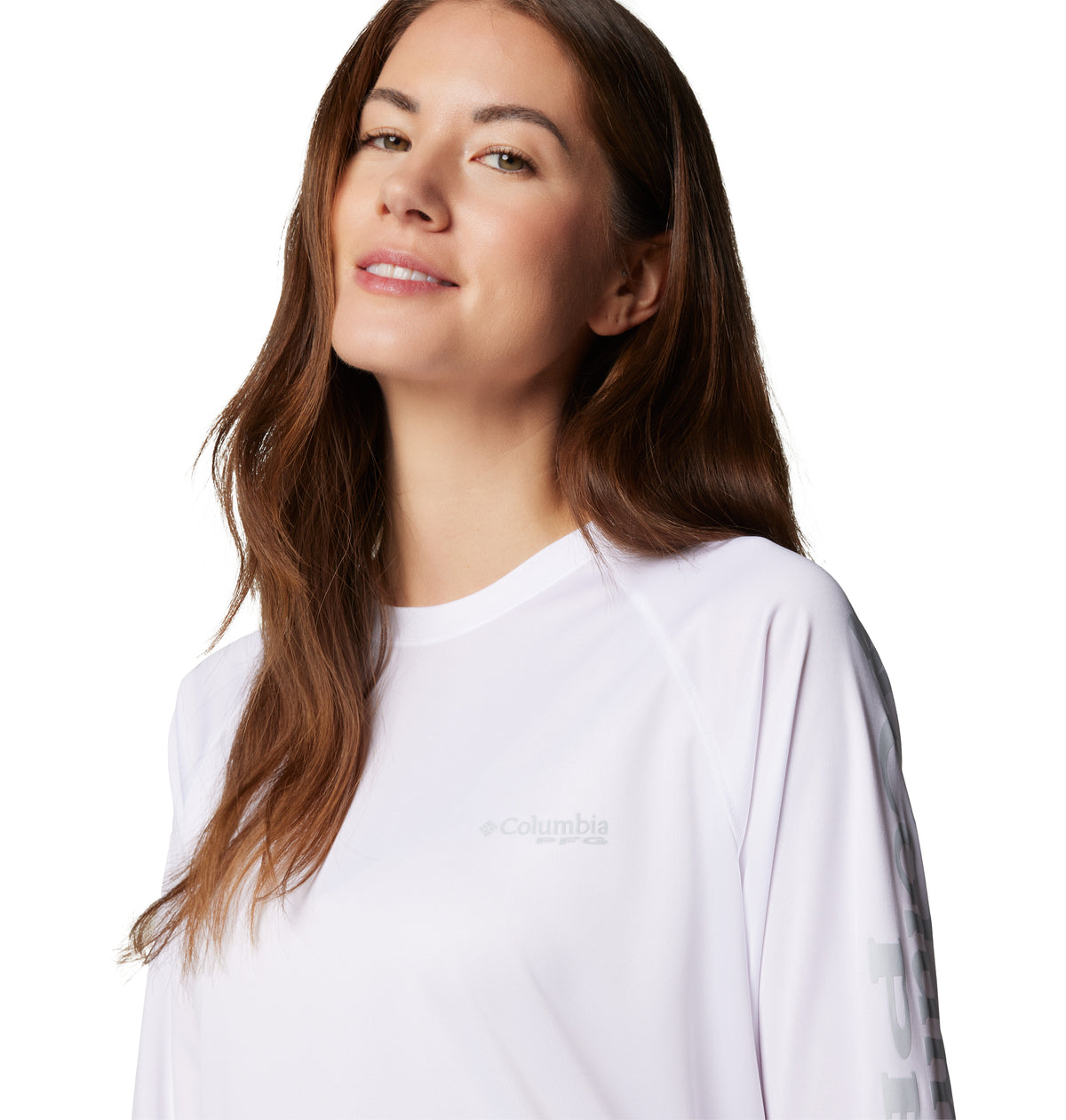 Remera Manga Larga Tidal Tee Ii Long Sl Omni-Wick Blanco