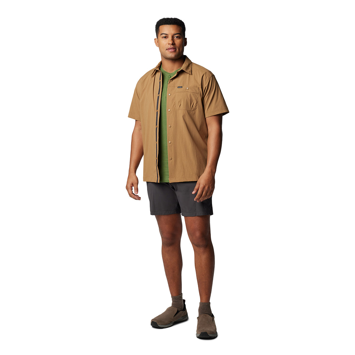 Remera Landroamer Ss Henley  Verde