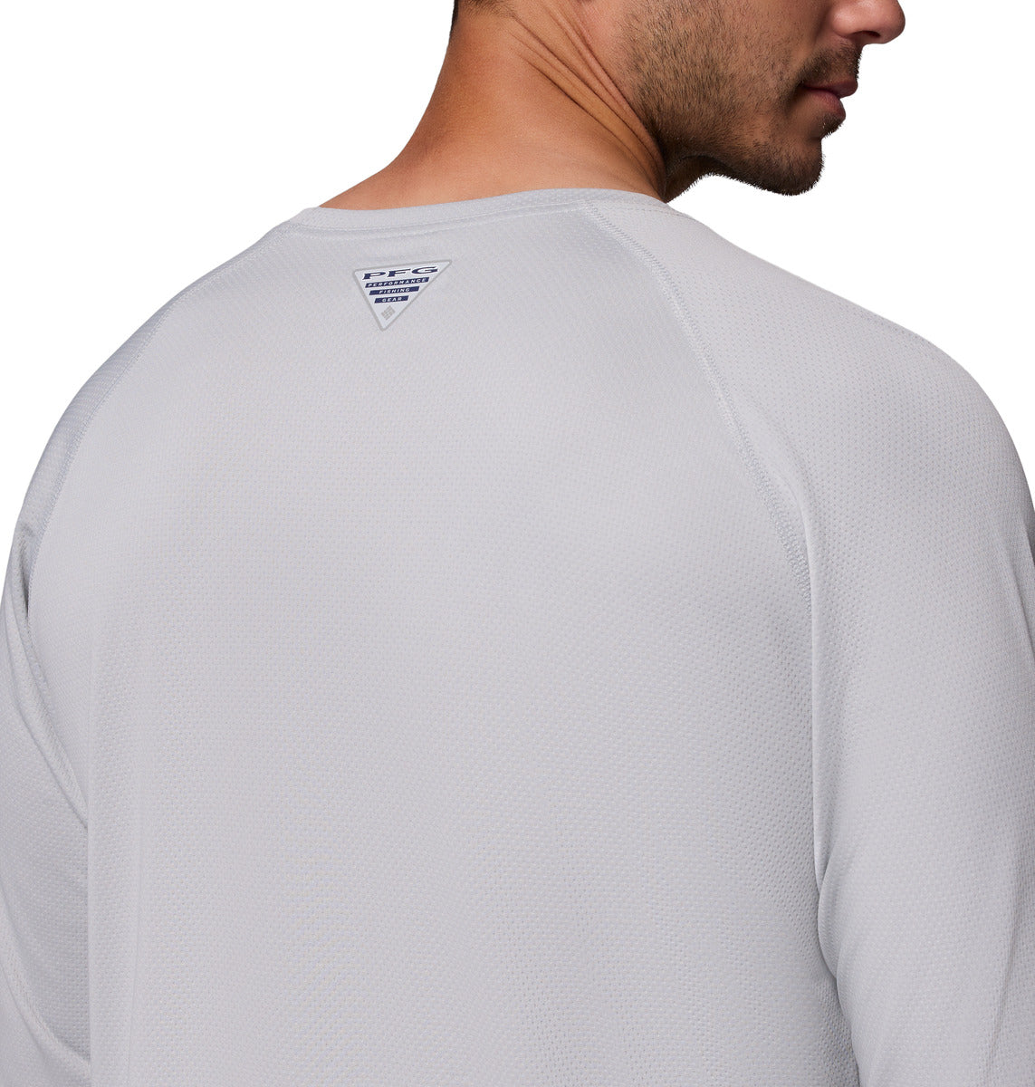 Remera Pfg Solar Stream Ls Omni-Wick Gris