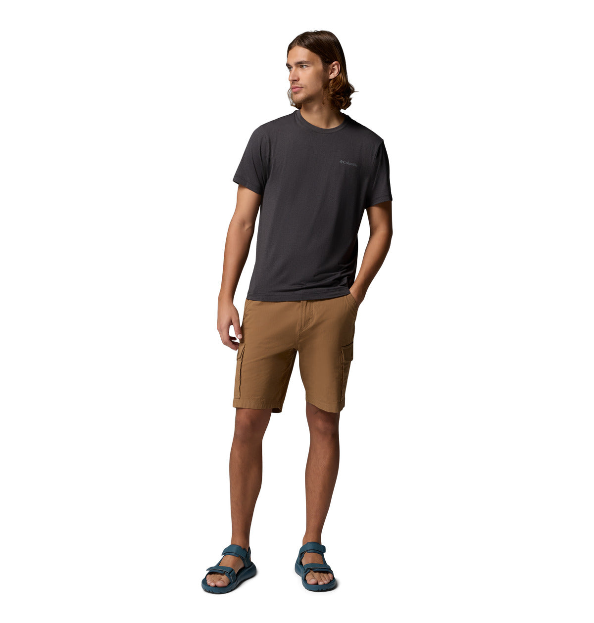 Remera Parsons Point S Back Omni-Shade Negro