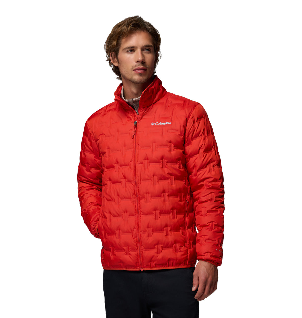 Campera Delta Ridge Ii Down Heat Seal Rojo