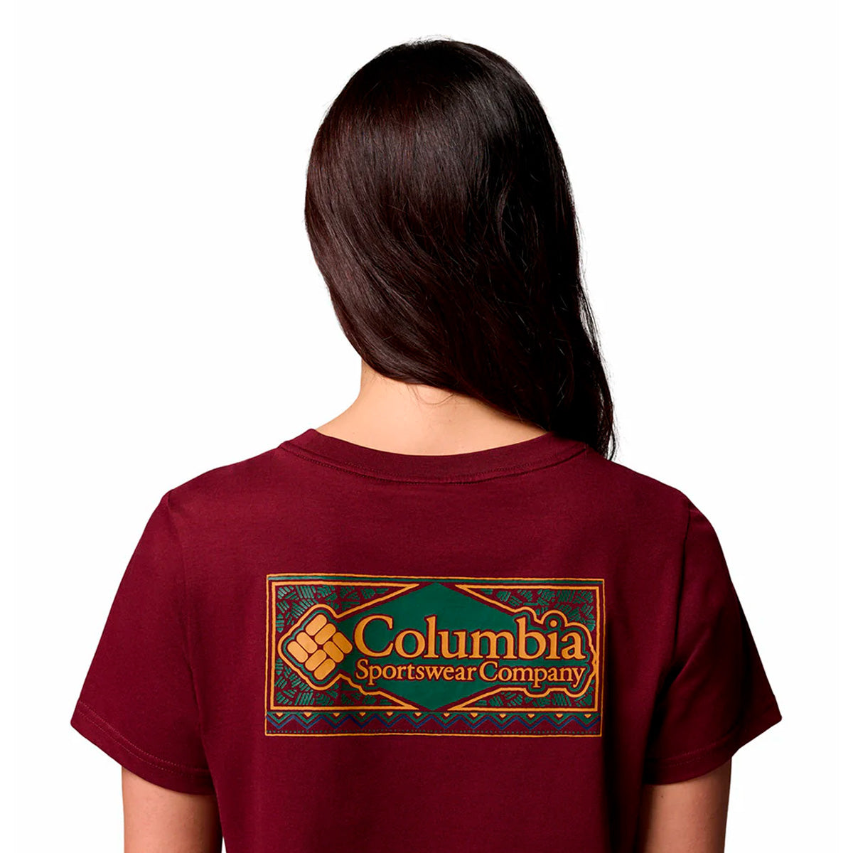Remera Rolling Bend Graphic  Bordó