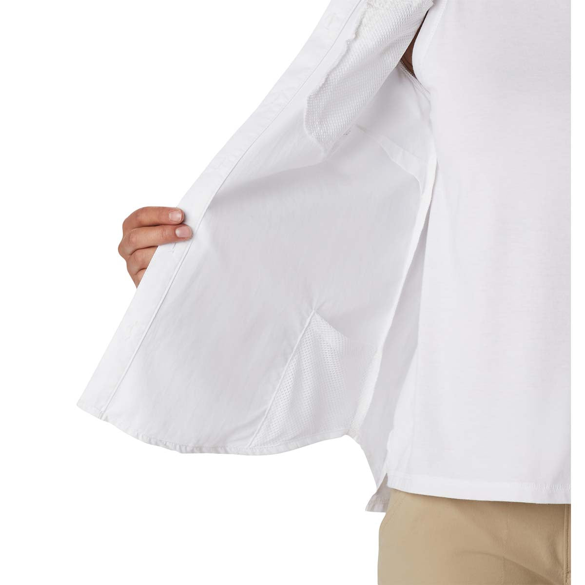 Camisa Manga Larga Silver Ridge 3.0 Ls Omni-Shade Blanco
