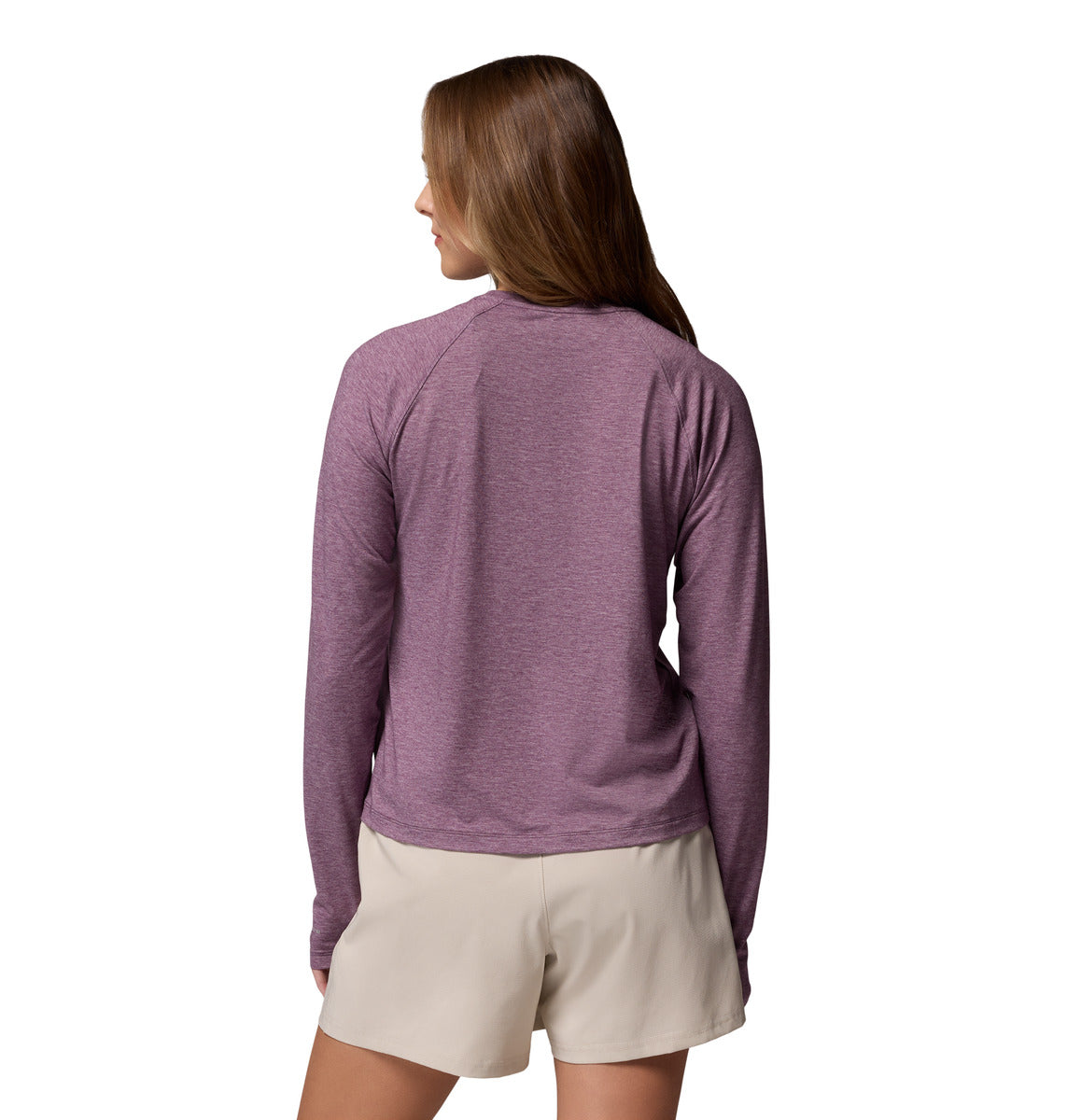Remera Uncharted Knit Ls Omni-Wick Violeta