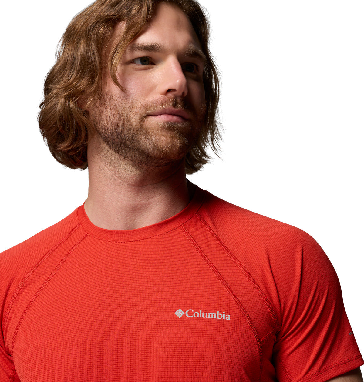 Remera Stealth Spring Ss T Omni-Shade Rojo