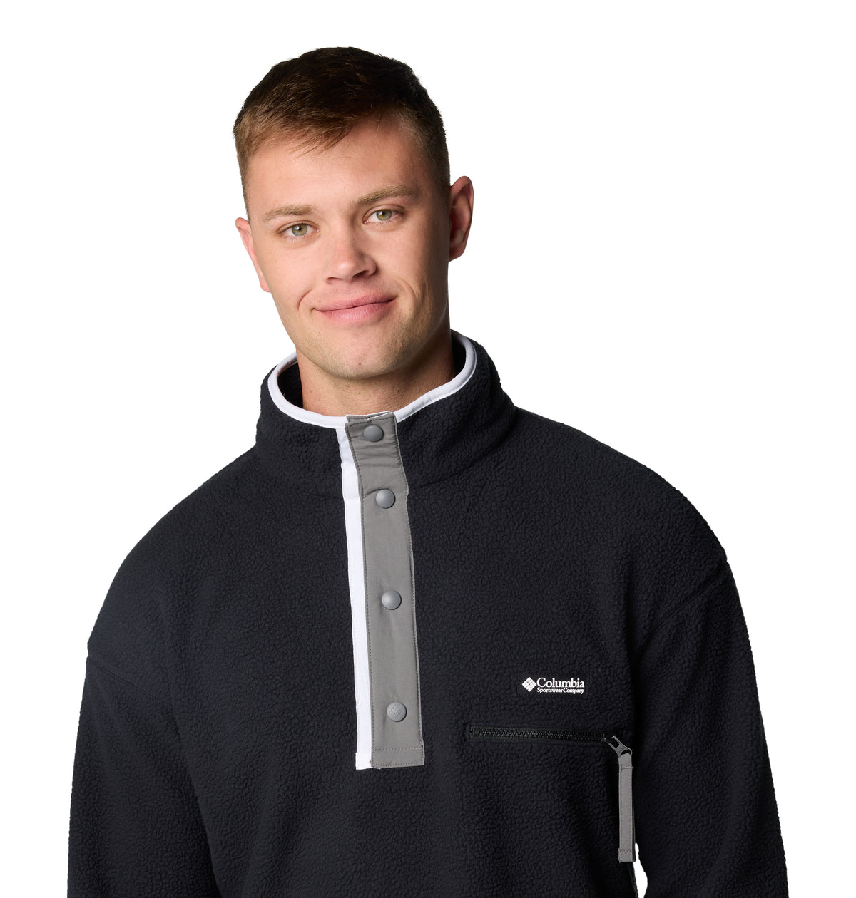 Polar Helvetia Half Snap  Negro