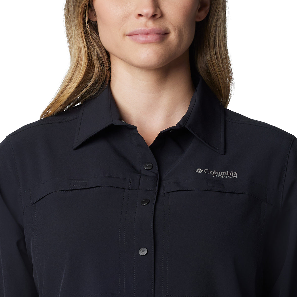 Camisa Manga Larga Summit Valley Woven Trail Negro