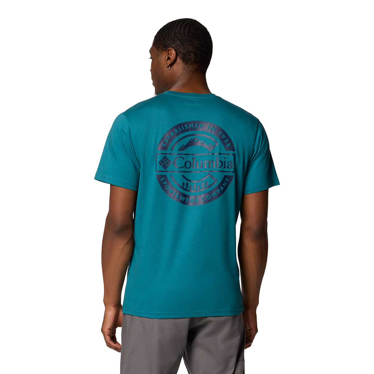 Remera Rapid Ridge Back Gra  Azul