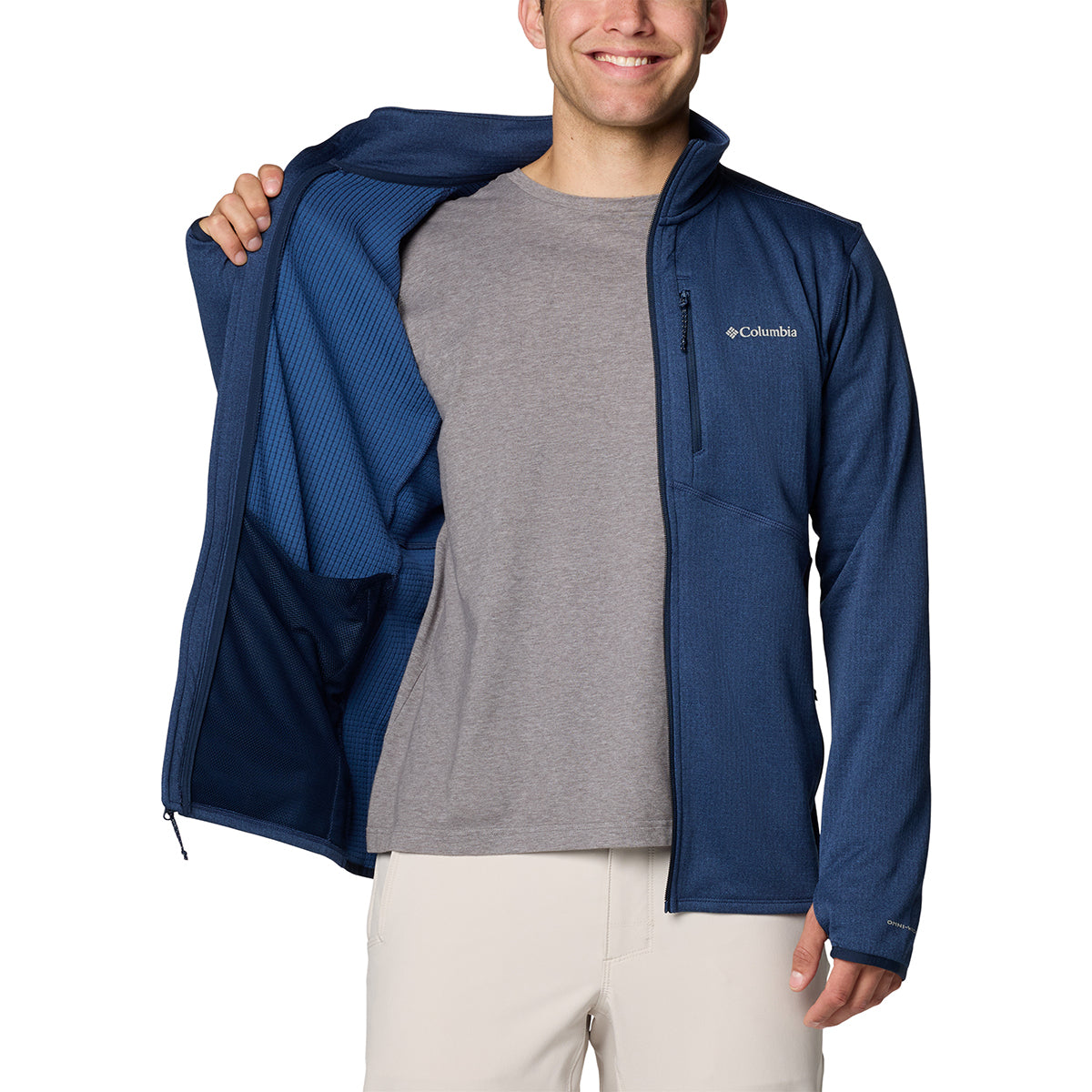 Polar Park View Fleece Omni-Wick Azul Marino