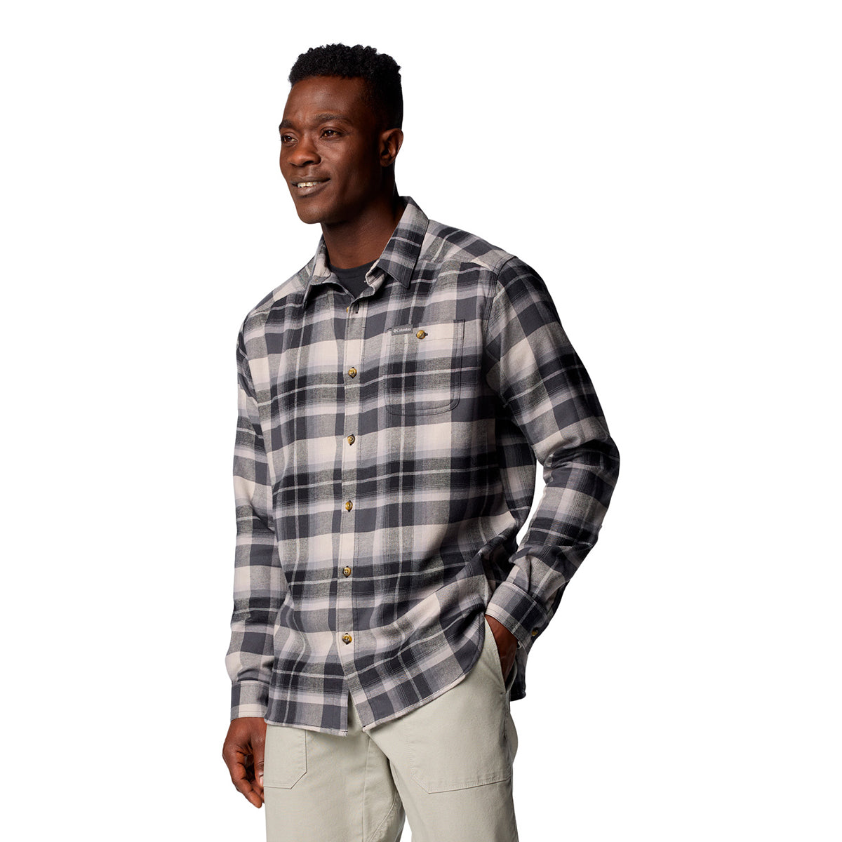 Camisa Manga Larga Cornell Woods  Negro