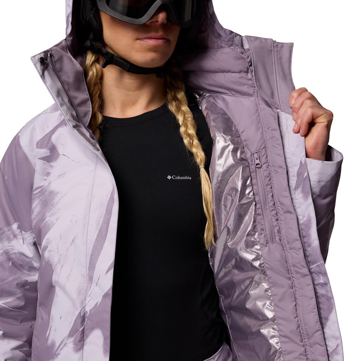 Campera Whirlibird V Printed Omni-Heat Violeta