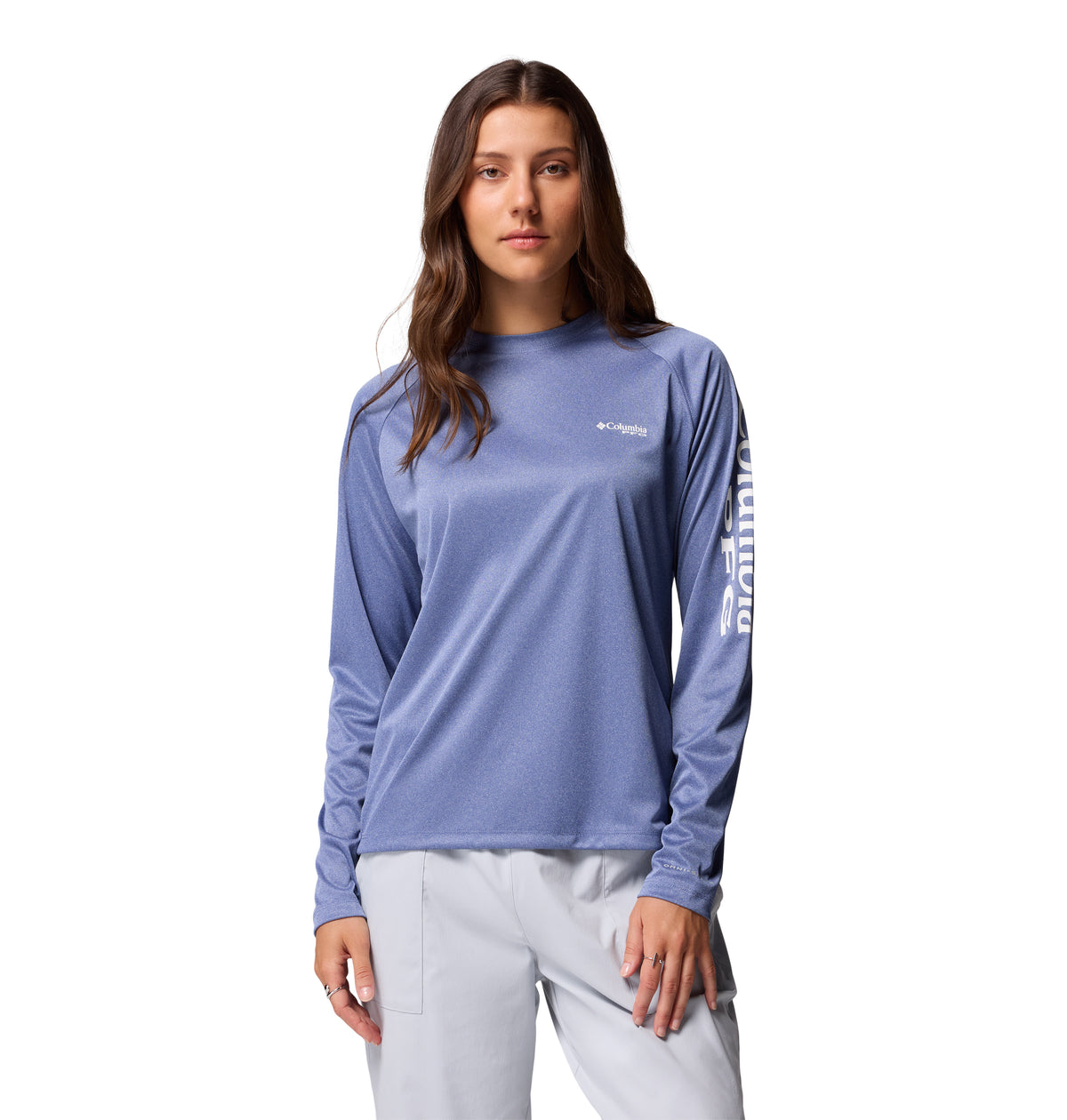 Remera Manga Larga Tidal Tee Ii Long Sl Omni-Wick Azul