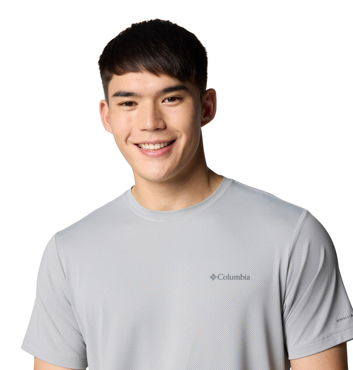 Remera Tech Trail Utility Omni-Shade Gris