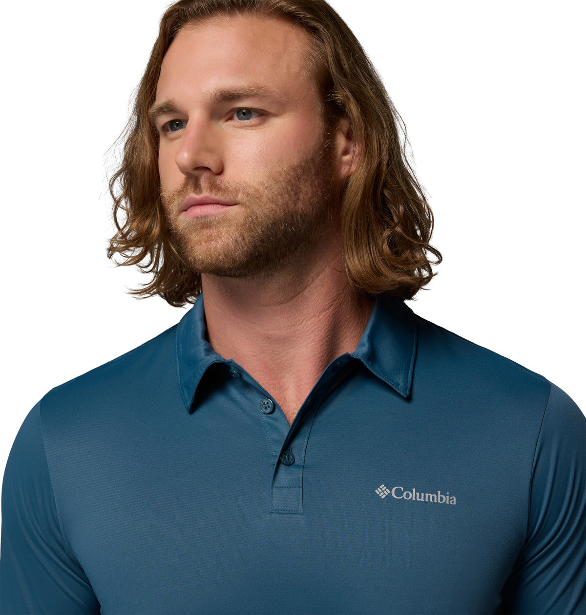 Polo Columbia Hike Polo Omni-Wick Azul