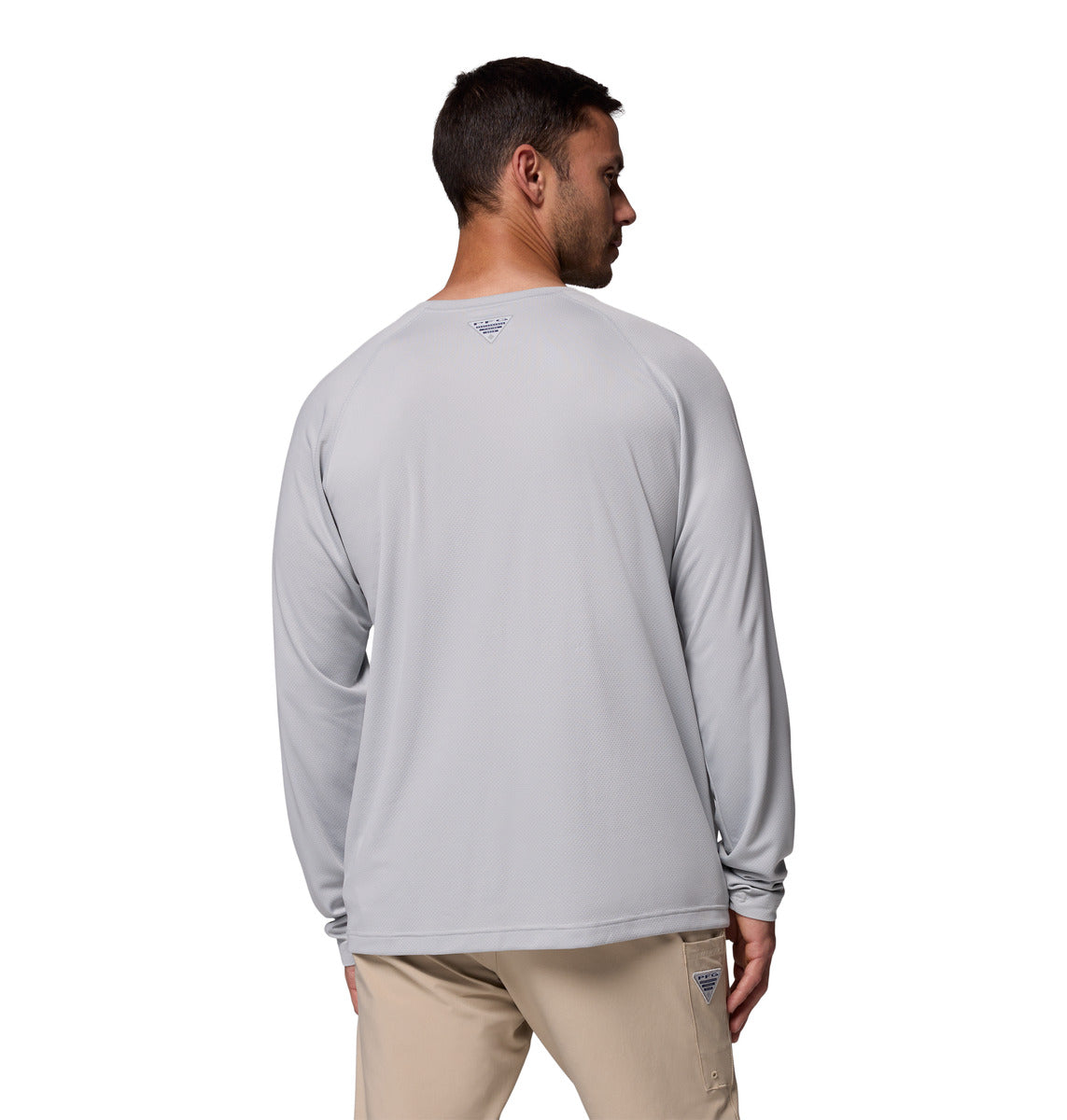 Remera Pfg Solar Stream Ls Omni-Wick Gris