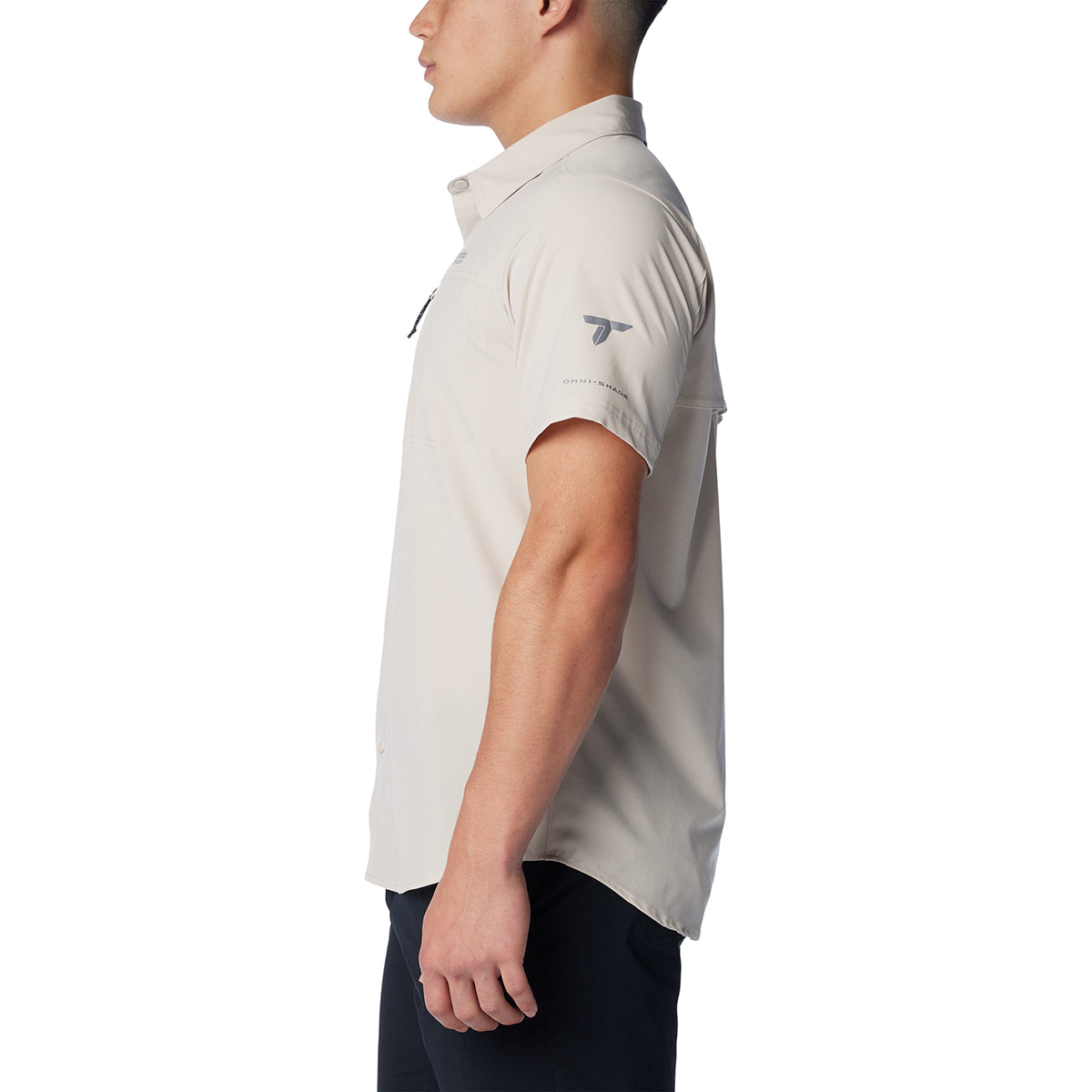 Camisa Manga Corta Summit Valley Woven Titanium Gris