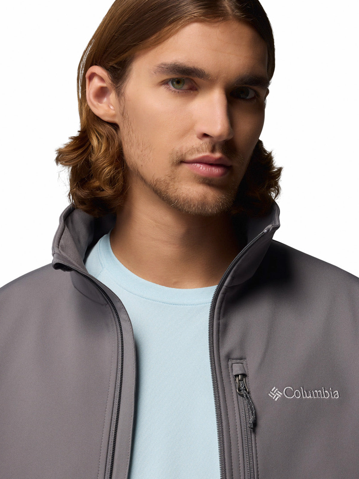Chaqueta Ascender Soft Shell Omni-Shield Gris