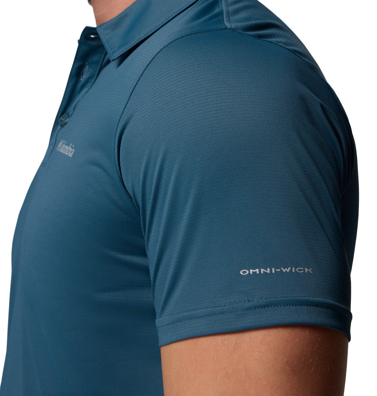 Polo Columbia Hike Polo Omni-Wick Azul