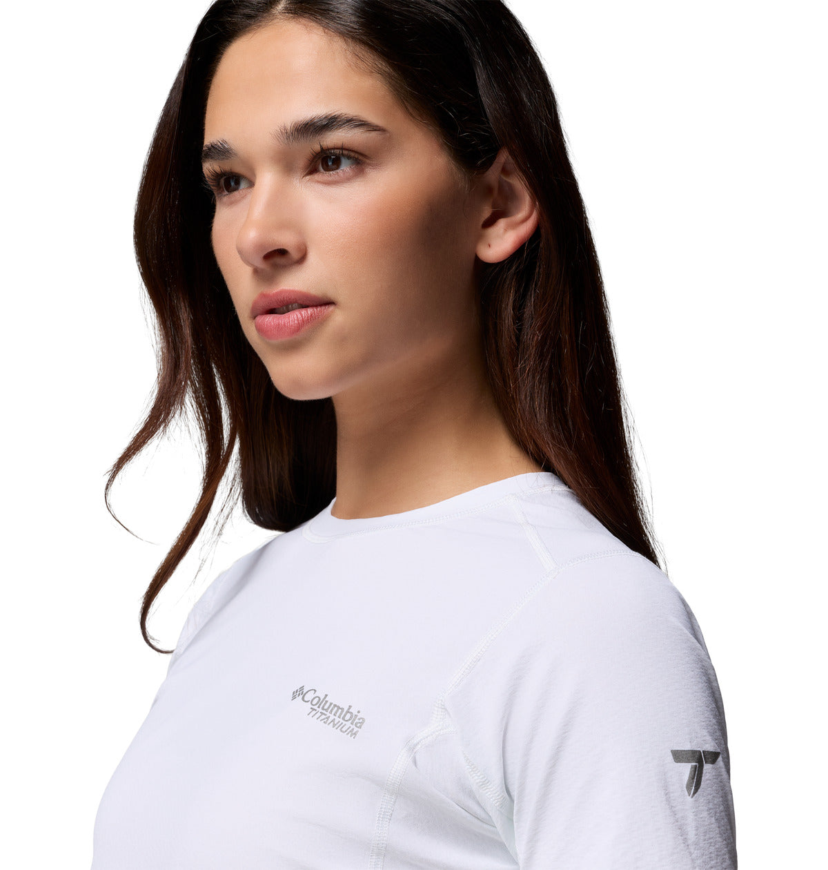 Remera Diamond Peak Short Omni-Freeze Blanco