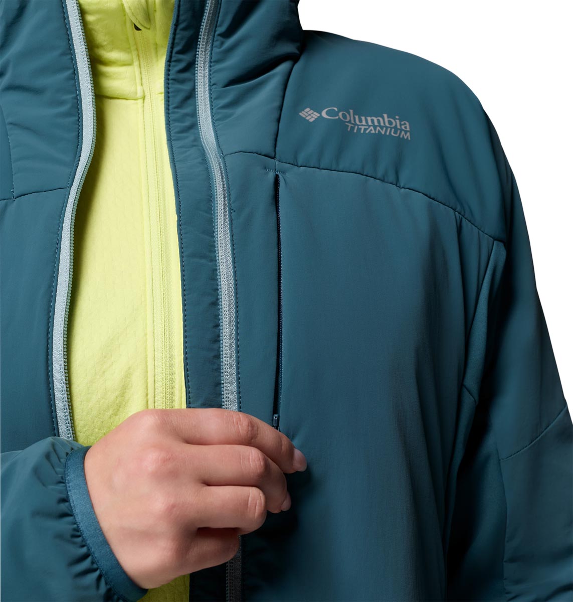 Campera Silver Leaf Lite Jkt Omni-Shield Azul