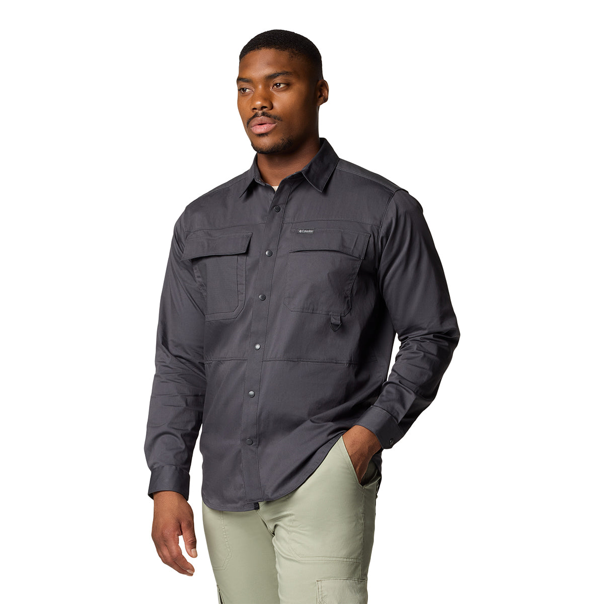 Camisa Manga Larga Landroamer Twill Ls  Gris