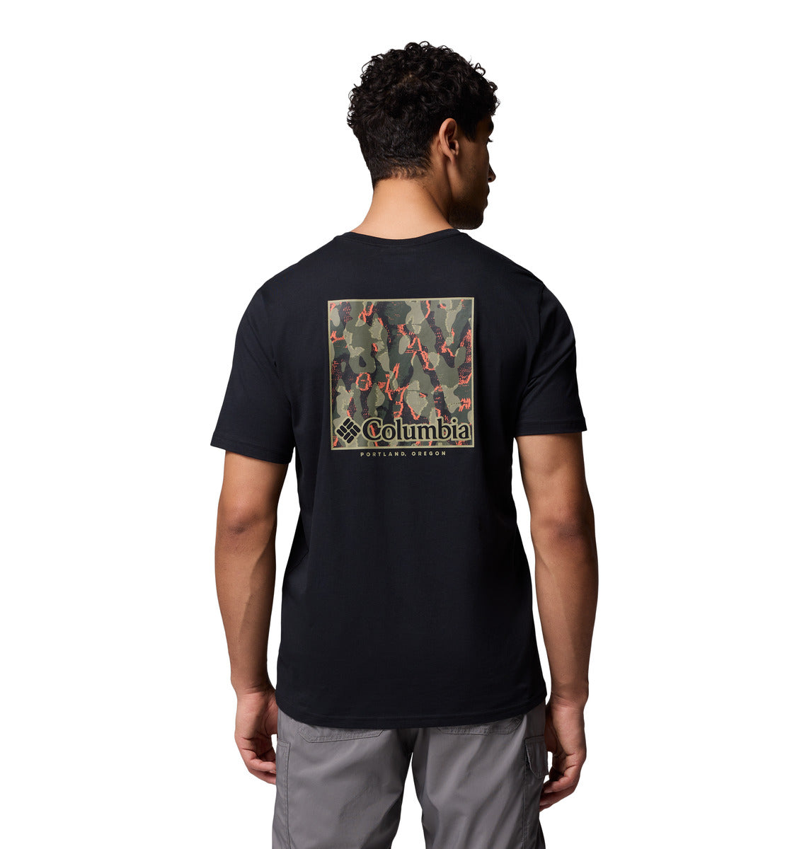 Remera North Cascades Ss Te  Gris