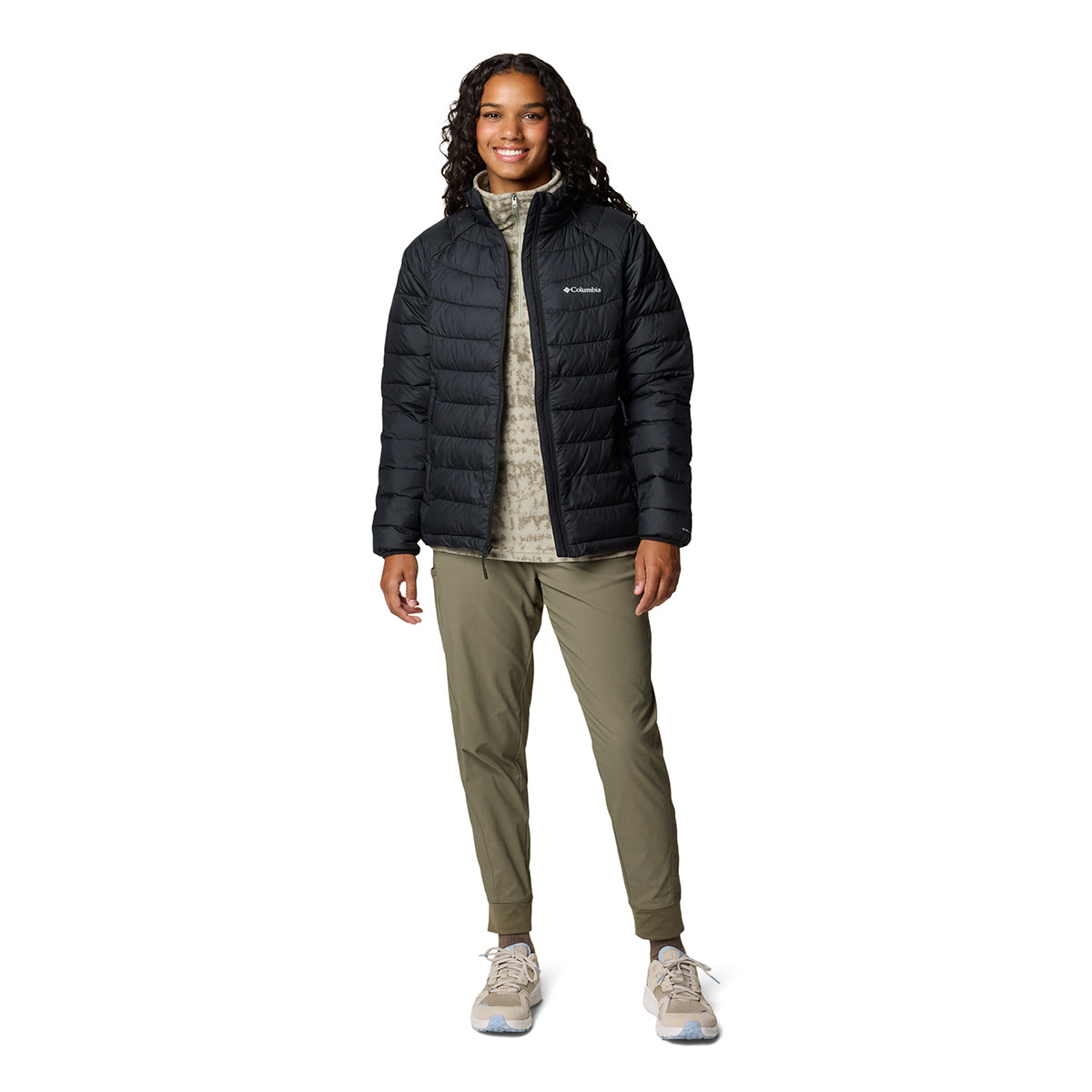 Chaqueta Powder Lite Ii Fz Jk Omni-Heat Negro