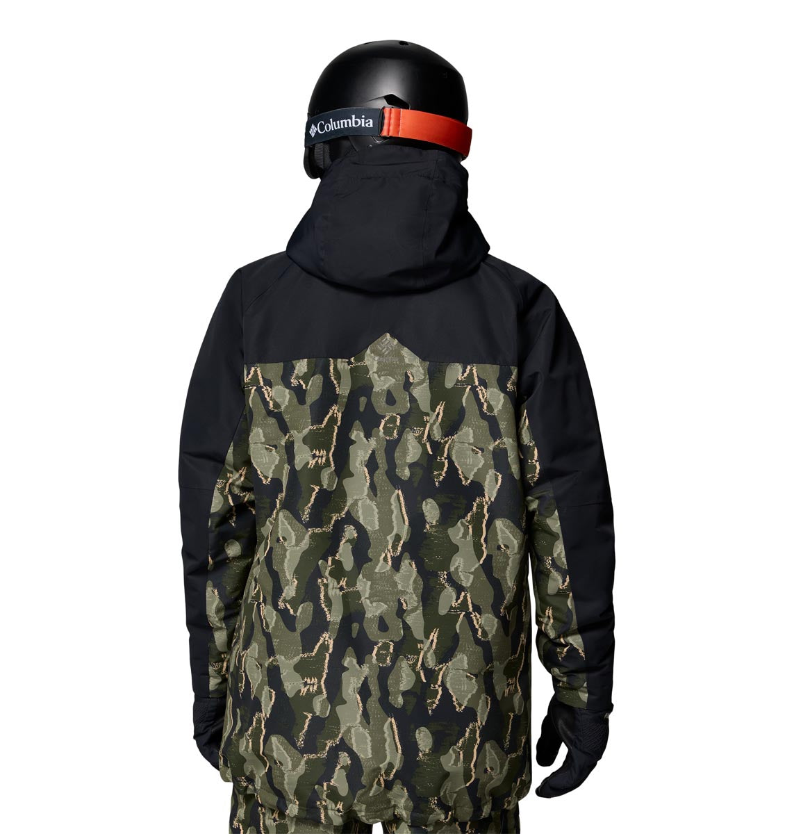 Campera Coreshot Printed Jkt Omni-Tech Verde
