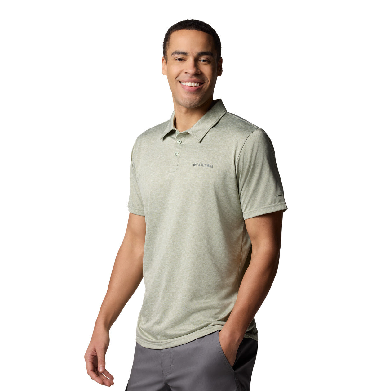 Polo Columbia Hike Polo Omni-Wick Verde