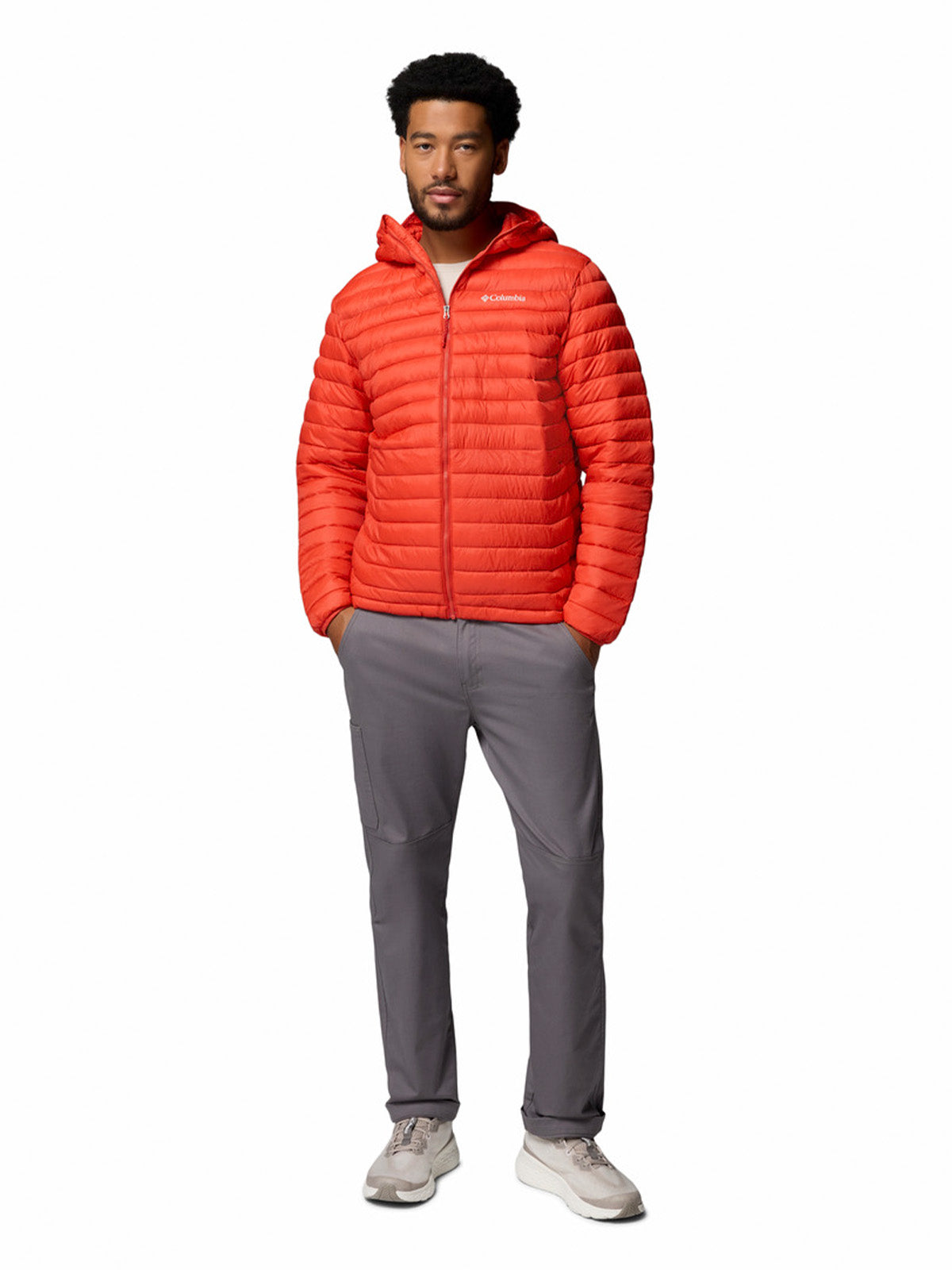 Campera Powder Pass Hooded Omni-Shield Rojo