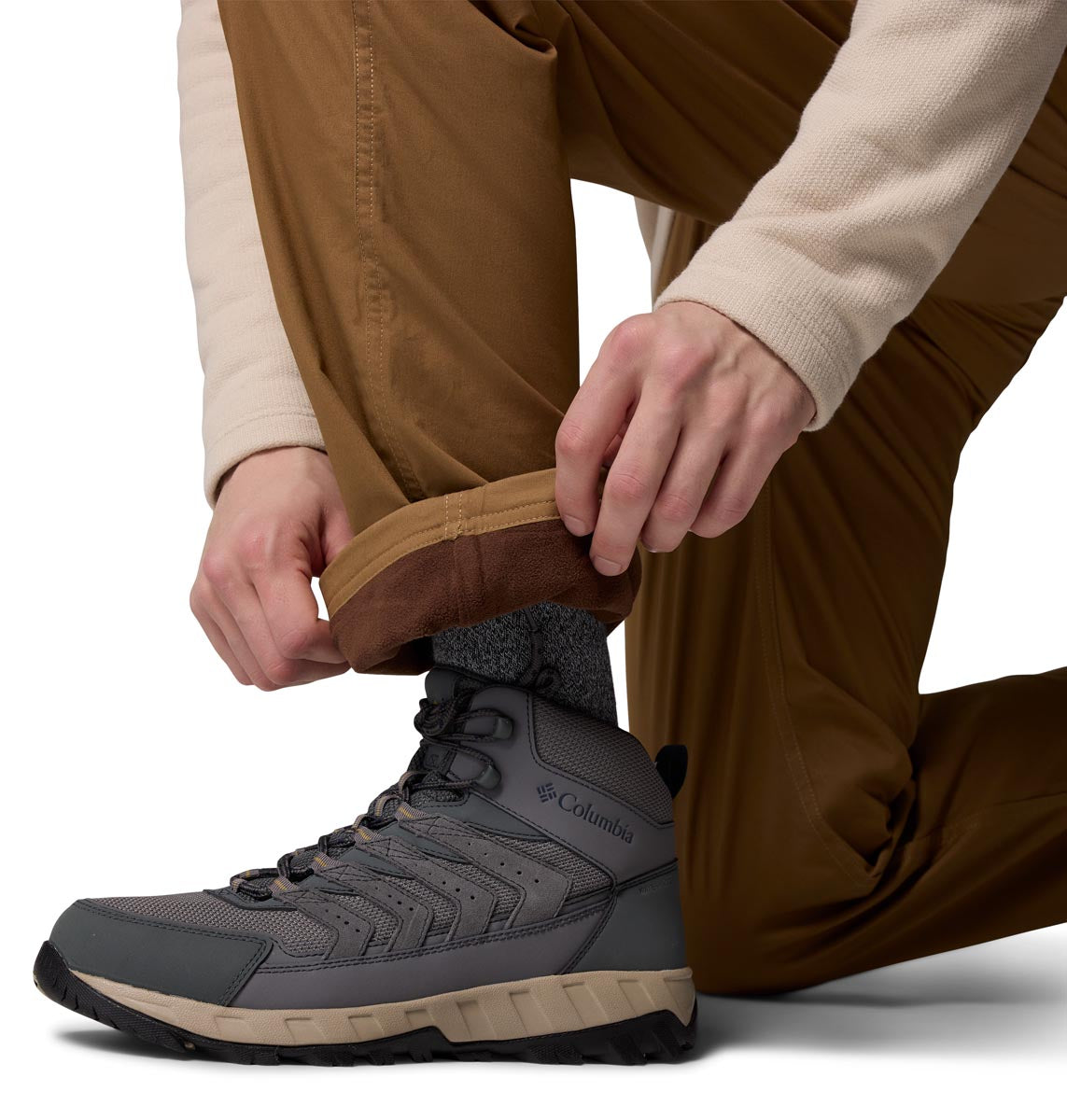 Pantalon Rapid Rivers Fleece Omni-Shade Marrón