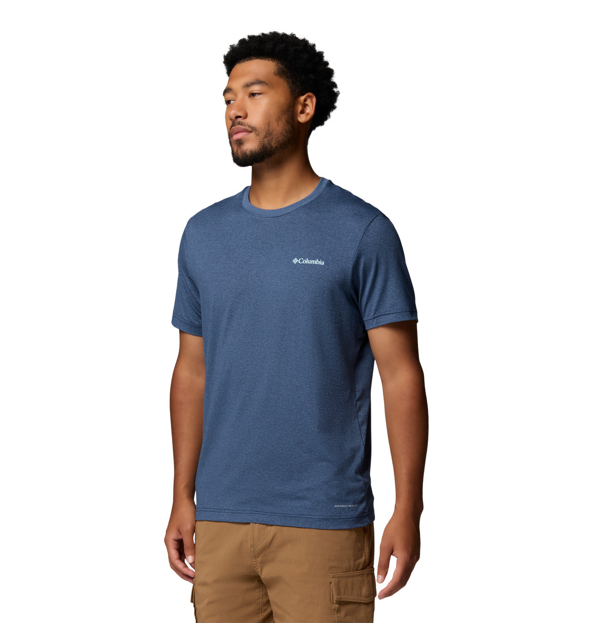 Remera Parsons Point S Back Omni-Shade Azul Marino