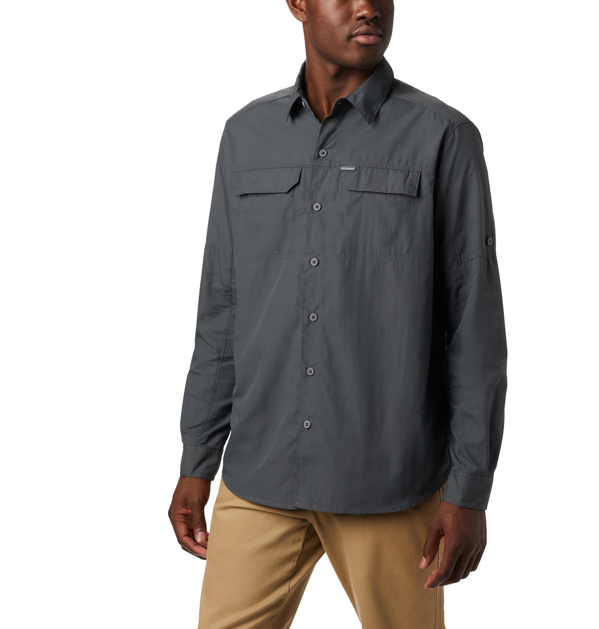 Camisa Manga Larga Silver Ridge 2 Long Omni-Shade Gris