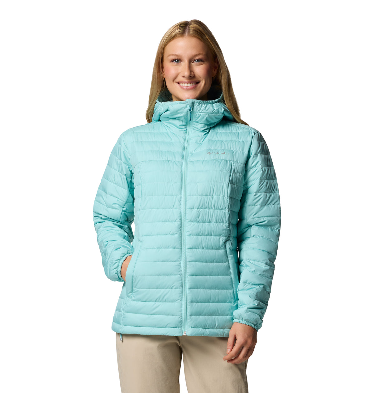 Campera Silver Falls Ii Hood Omni-Shield Blanco