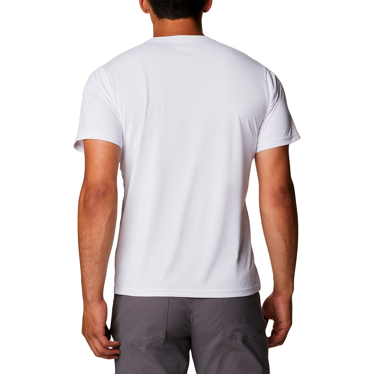 Remera Columbia Hike Crew Omni-Wick Blanco